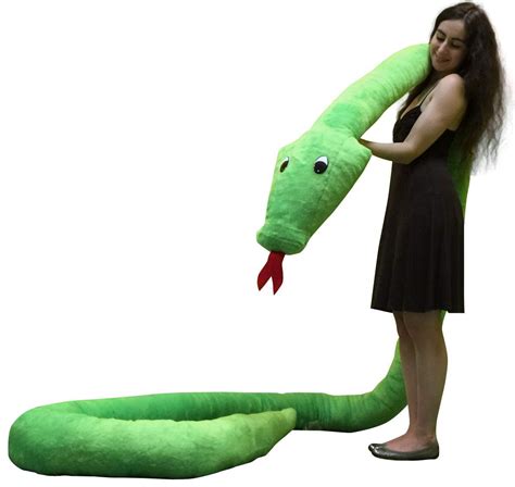 huge plush snake